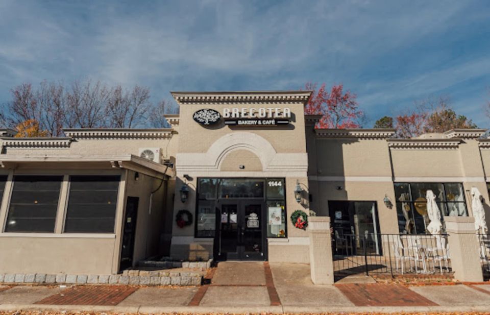 Brecotea bakery café storefront in Cary, NC