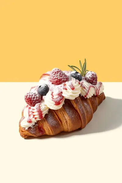 Berries Cream Croissant