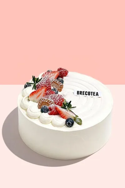 Peach Oolong Cream Cake 8″